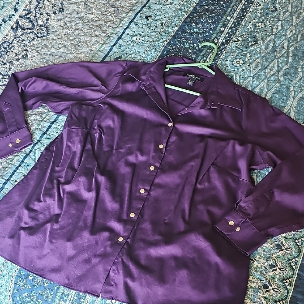 Lands' End Rich Purple Outerwear
